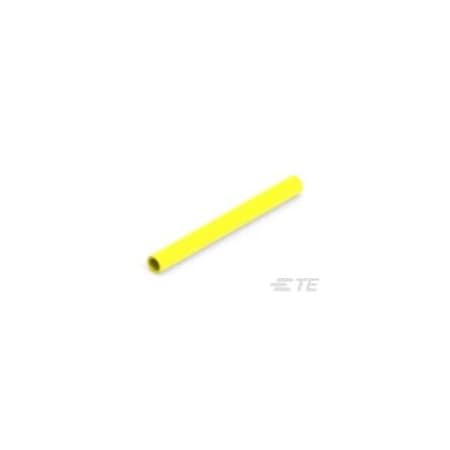 Te Connectivity Butt Splice Wire Connector, 10 AWG Max, Yellow, Nylon Insulation, 600 V 603504-2